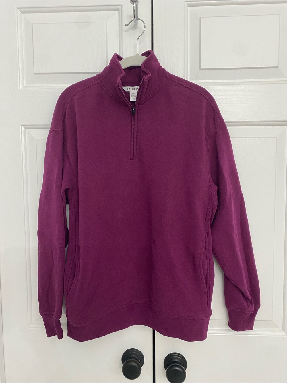 Athleta Women's Plum Half-Zip Pullover